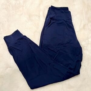 Navy Blue Stretchy Athletic Joggers Size Small